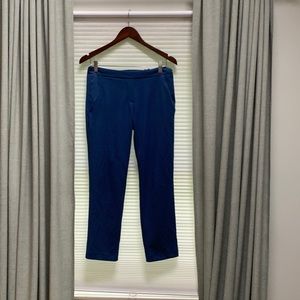 Cute cropped blue pants from a shopping spree in Rome, polyester super comfortab
